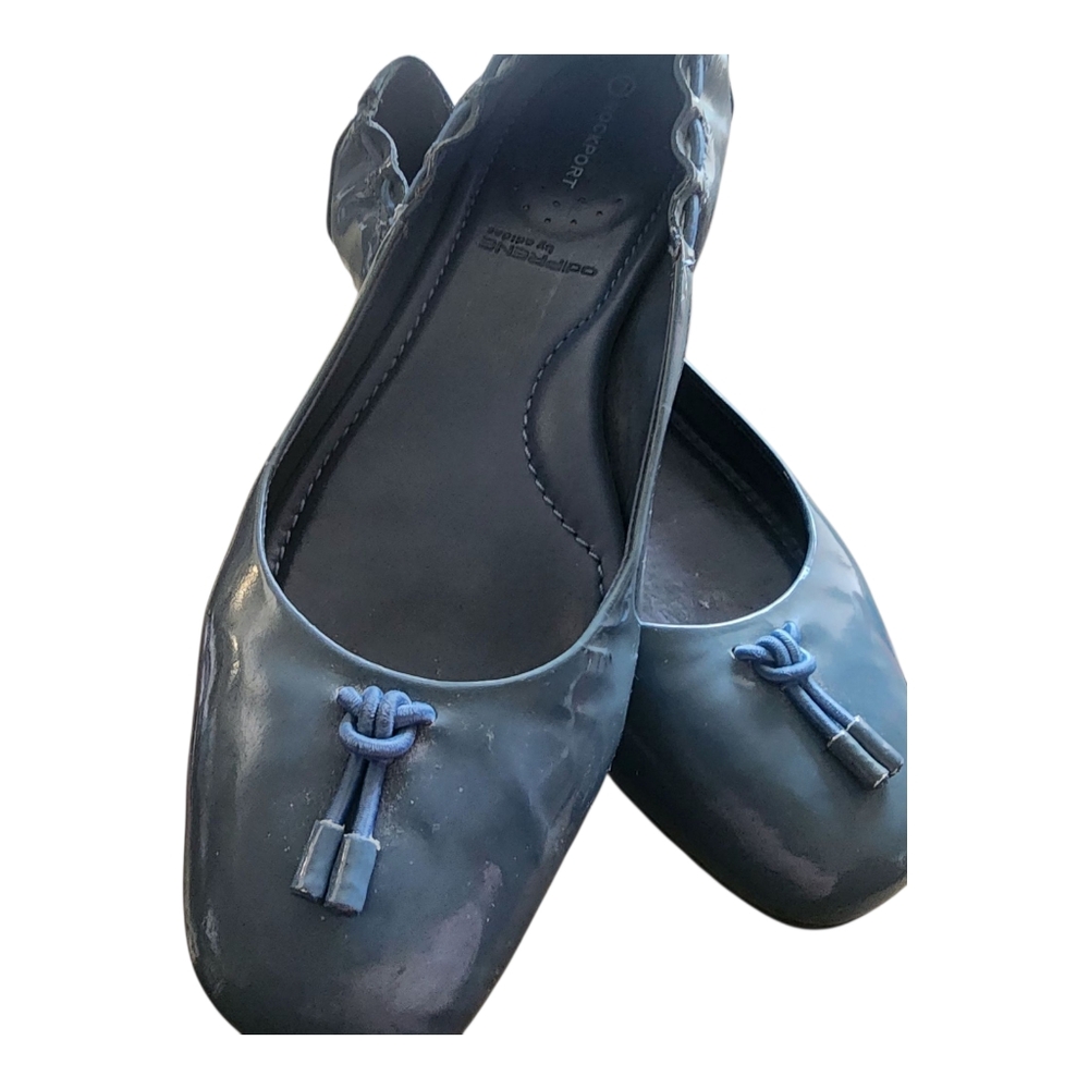 Rockport Blue Flats Elegant Slip-On Loafers